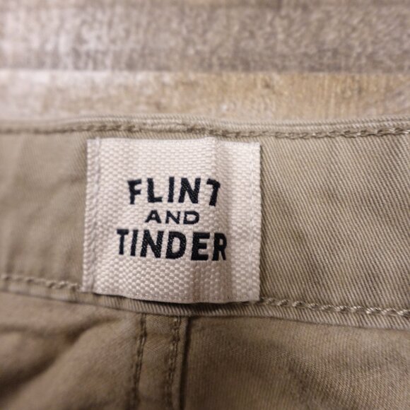 Flint and Tinder Straight Fit Stretch Chino Pants Men’s 38x32 Khaki - Picture 3 of 14